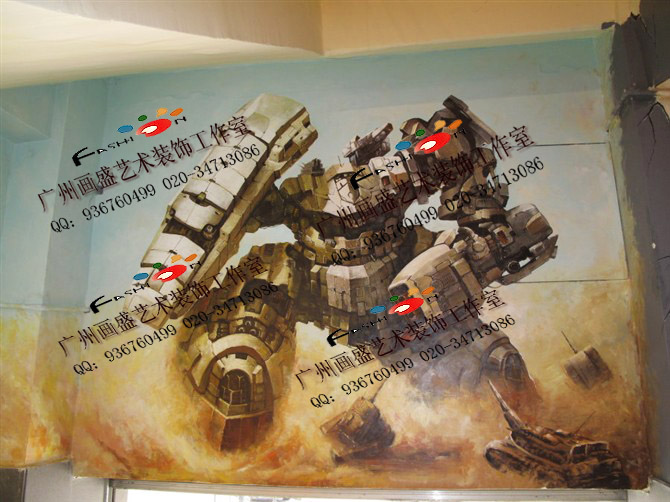 企事业外墙 停车场 