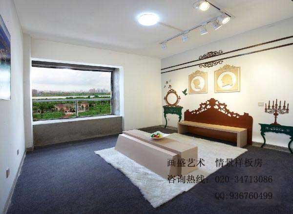 样板房彩绘/样板房情景画/概念样板房
