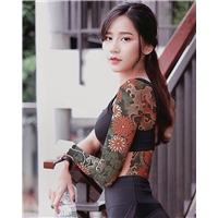 南宁纹身女生日式刺青