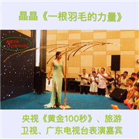 东莞励志特色杂技羽毛平衡术/一根羽毛的力量 