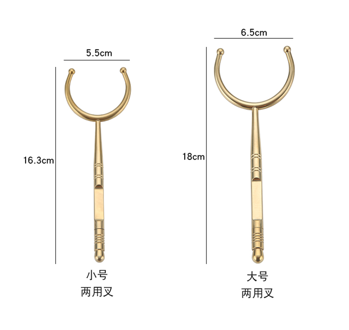揭阳六君子铜杯叉08