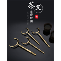 揭阳六君子铜杯叉01 