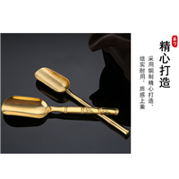 揭阳六君子铜茶勺06