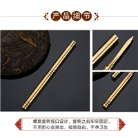 揭阳六君子铜茶刀06 
