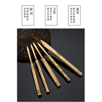 揭阳六君子铜茶刀02
