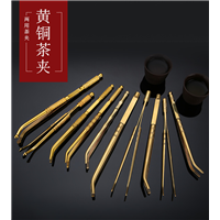 揭阳六君子铜茶夹01