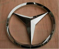 不锈钢三维汽车标志车标logo制作 4S店招牌汽车标识厂家发光标志 
