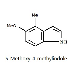 5-甲氧基-4-甲基吲哚 CAS NO.: 302912-21-6 