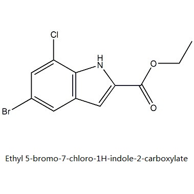 5-溴-7-氯吲哚-2-羧酸乙酯 