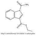 1-氨甲酰-吲哚-3-甲酸乙酯 