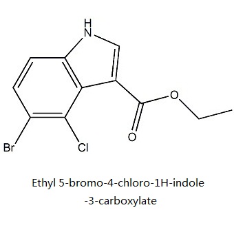 5-溴-4-氯吲哚-3-羧酸乙酯 