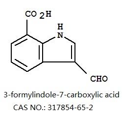 3-甲酰基吲哚-7-羧酸 317854-65-2 