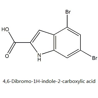 4,6-二溴吲哚-2-羧酸 