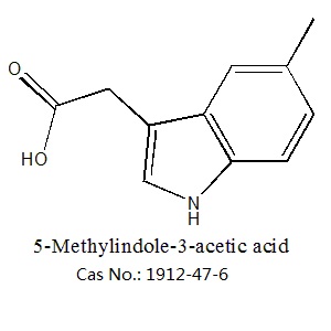 5-甲基吲哚-3-乙酸 1912-47-6 