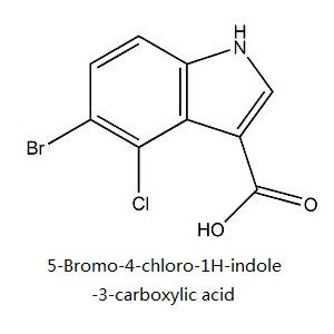 5-溴-4-氯吲哚-3-羧酸 