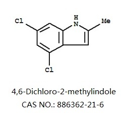 4,6-二氯-2-甲基吲哚 CAS NO.: 886362-21-6 