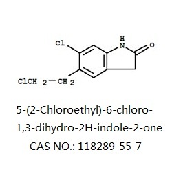 5-(2-氯**)-6-氯-1,3-二氢-2H-吲哚-2-酮 118289-55-7 