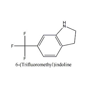 6-(三氟甲基)吲哚啉 CAS NO.:181513-29-1 