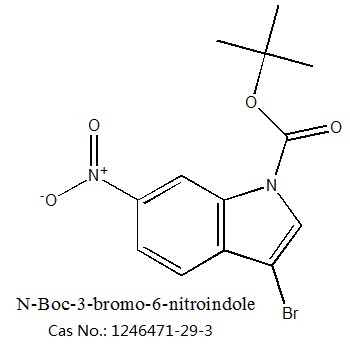 N-Boc-3-溴-6-硝基吲哚 1246471-29-3 