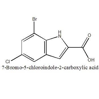 7-溴-5-氯吲哚-2-羧酸 