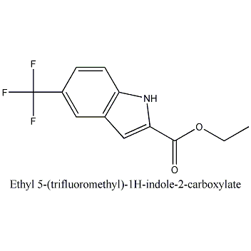 5-(三氟甲基)吲哚-2-羧酸乙酯 CAS NO.:201929-84-2 