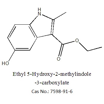 5-羟基-2-甲基吲哚-3-羧酸乙酯 7598-91-6 