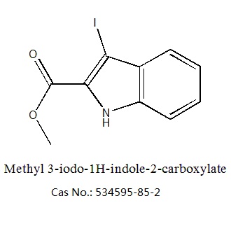 3-碘-1H-吲哚-2-甲酸甲酯 534595-85-2 