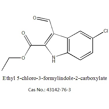 5-氯-3-甲酰基吲哚-2-羧酸乙酯 43142-76-3 