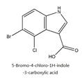 5-溴-4-氯吲哚-3-羧酸 