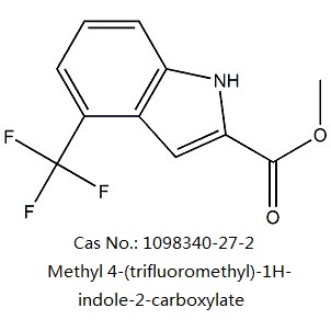 1098340-27-2 4三氟甲基吲哚2羧酸甲酯 
