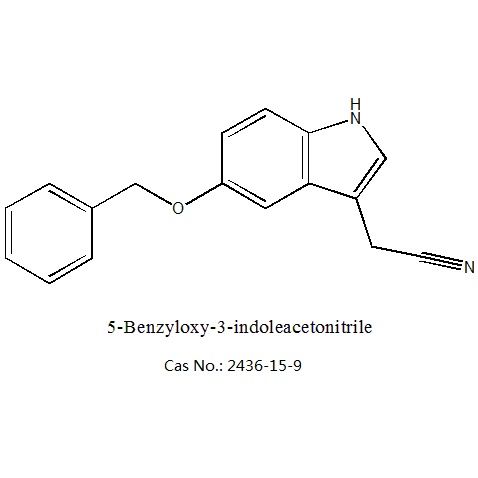 5-苄氧基-3-吲哚乙腈 2436-15-9 
