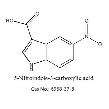 5-硝基吲哚-3-甲酸 6958-37-8 