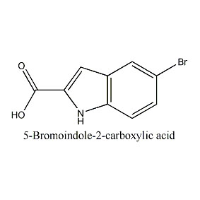 5-溴吲哚-2-羧酸 CAS NO.:7254-19-5 