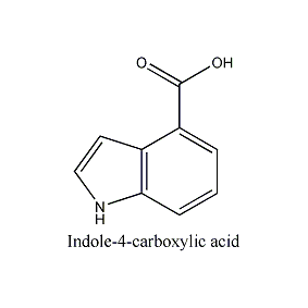 4-吲哚羧酸 CAS NO.:	2124-55-2 