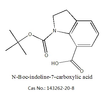 N-Boc-吲哚啉-7-羧酸 143262-20-8 