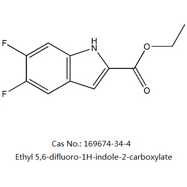 169674-34-4 5,6-二氟吲哚2羧酸乙酯