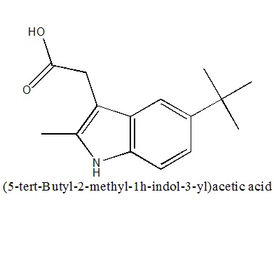 5-叔丁基-2-甲基-1H-吲哚-3-乙酸 