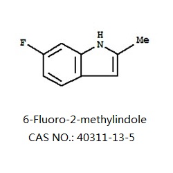 6-氟-2-甲基吲哚 CAS NO.: 40311-13-5 