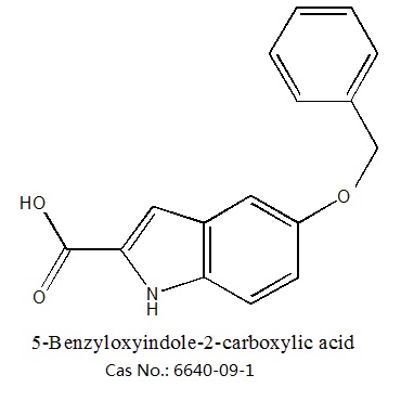 5-苄氧基吲哚-2-羧酸 6640-09-1 