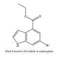 6-溴吲哚-4-羧酸乙酯 