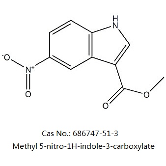 686747-51-3 5-硝基吲哚3甲酸甲酯 