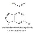 6-溴-1H-吲哚-4-羧酸 898746-91-3 