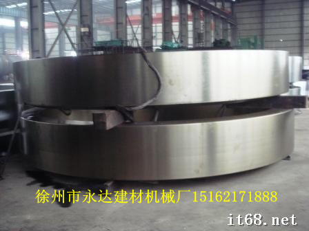 福建机械厂订座1.8米滚筒复合肥烘干机大齿轮轮带配件 