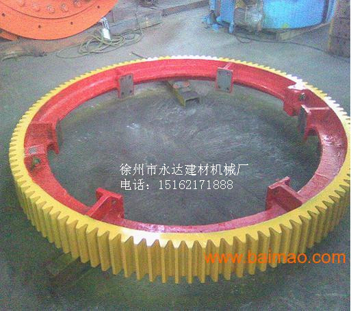 发往内蒙古赤峰的1.5米活性炭转炉大齿轮现货 