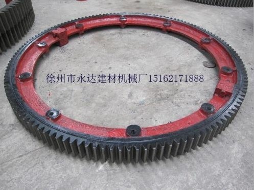 1.2X18米活性炭转炉大齿轮（专业制造） 