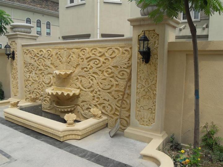 福建GRC水泥园林假山造景雕塑