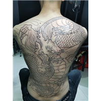 晋江雄霸纹身作品 