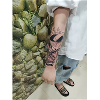晋江雄霸纹身作品 