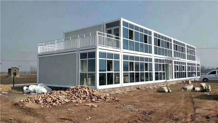包头工地二层活动房 