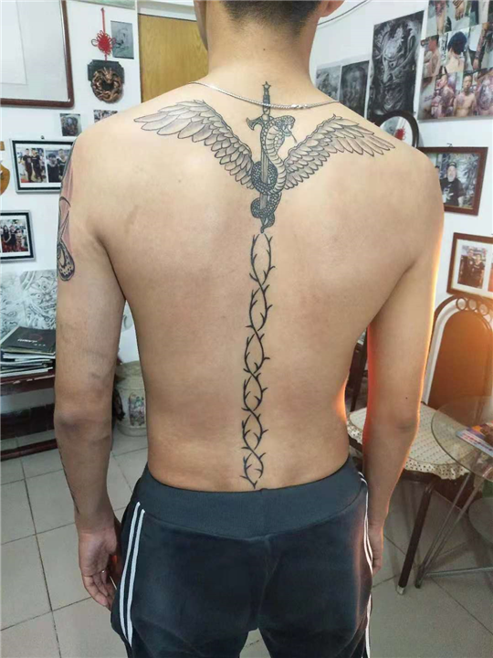 包头天龙堂纹身作品 30 